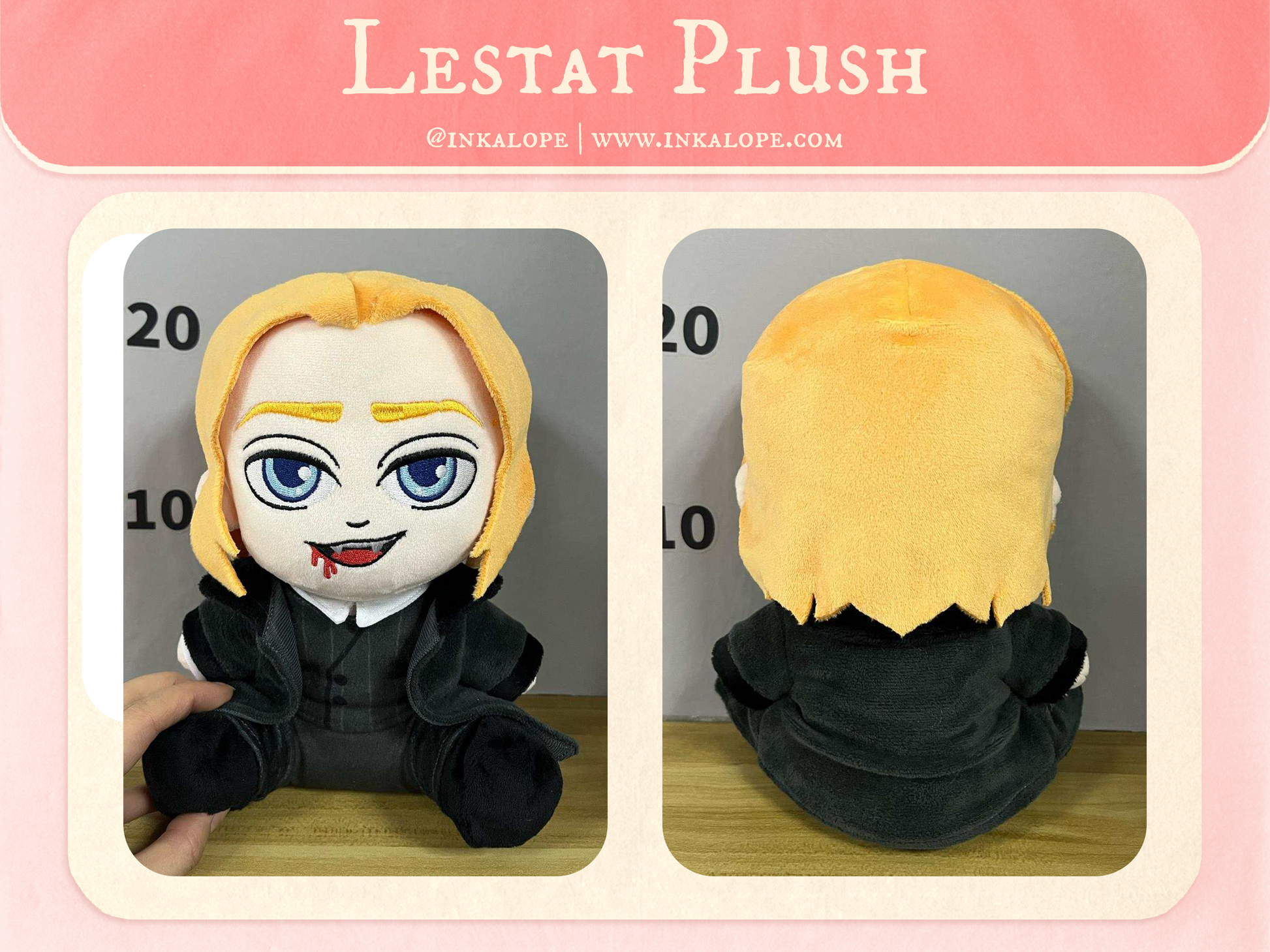 Vampire Plush PREORDER - Inkalope
