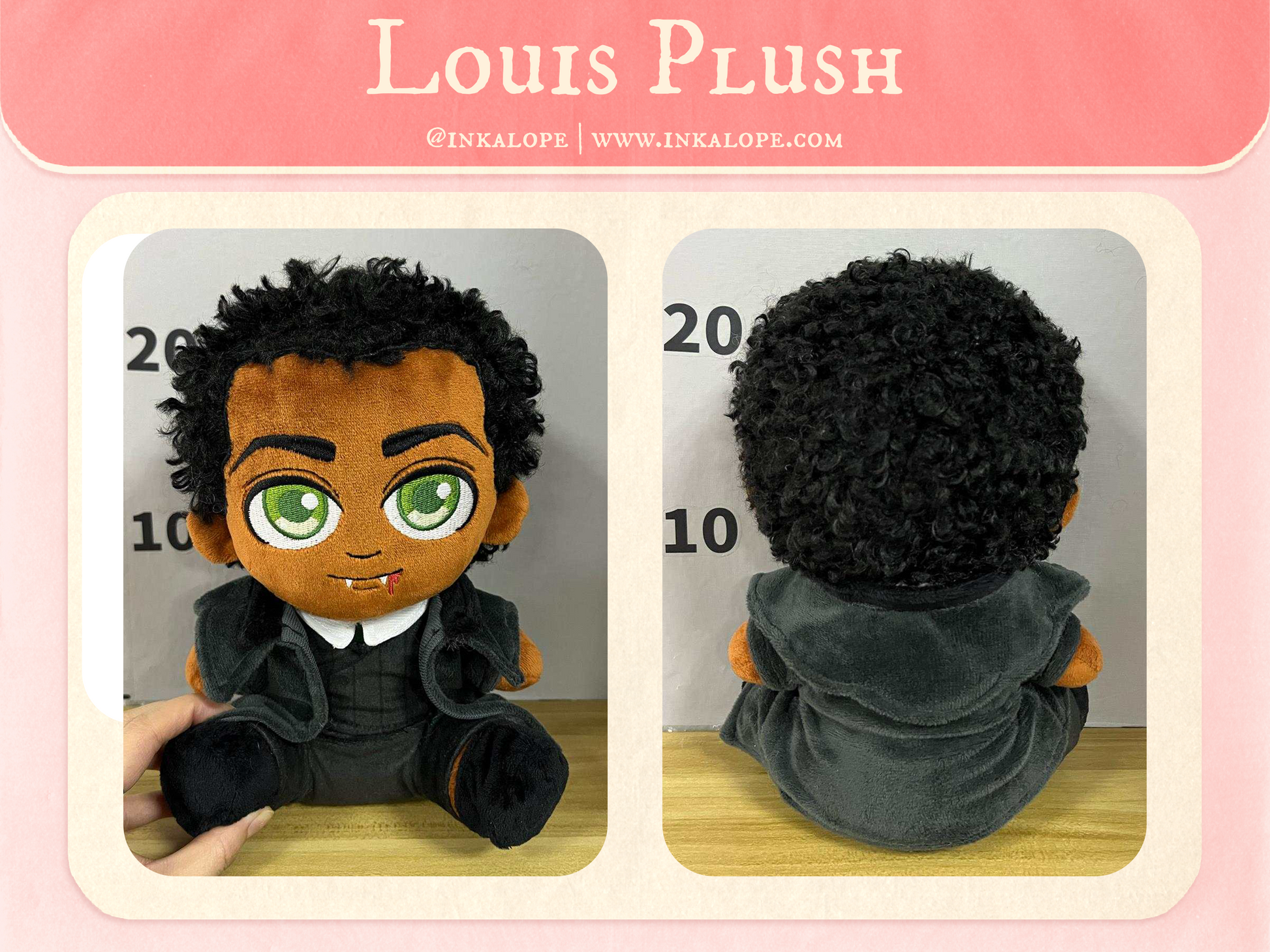 Vampire Plush PREORDER - Inkalope