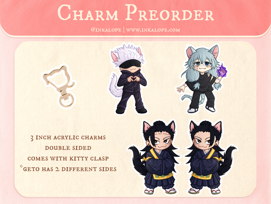 JJK Kitty Charm Preorder