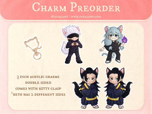 JJK Kitty Charm - Inkalope