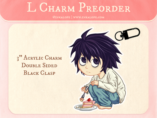 Death Note L Charm PREORDER