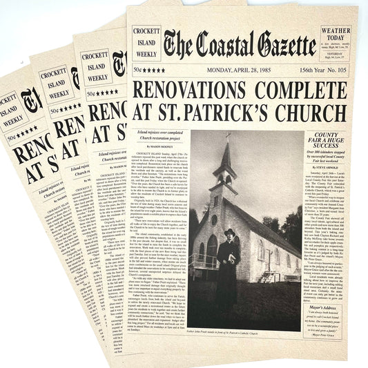 Midnight Mass Newspaper Poster Print - Inkalope