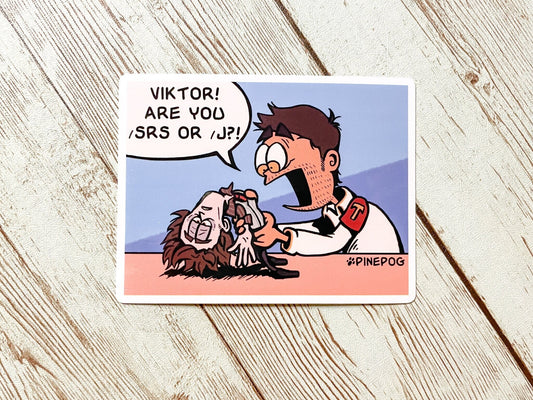 Jayvik Garfield Sticker