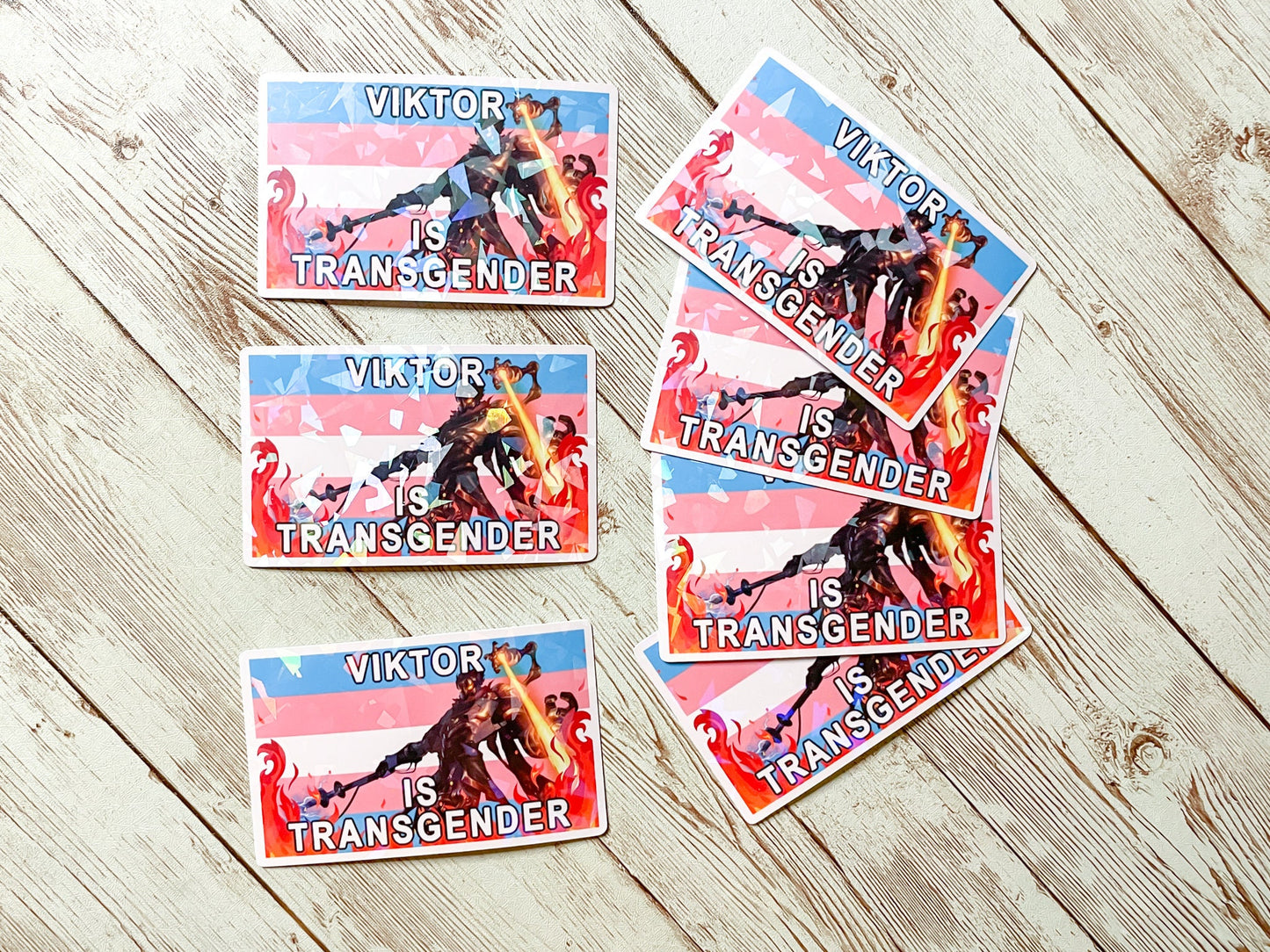 Viktor Transgender Sticker Preorder - Inkalope
