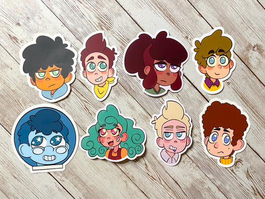 Camp Camp Stickers - Inkalope
