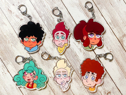 Camp Camp Keychains - Inkalope