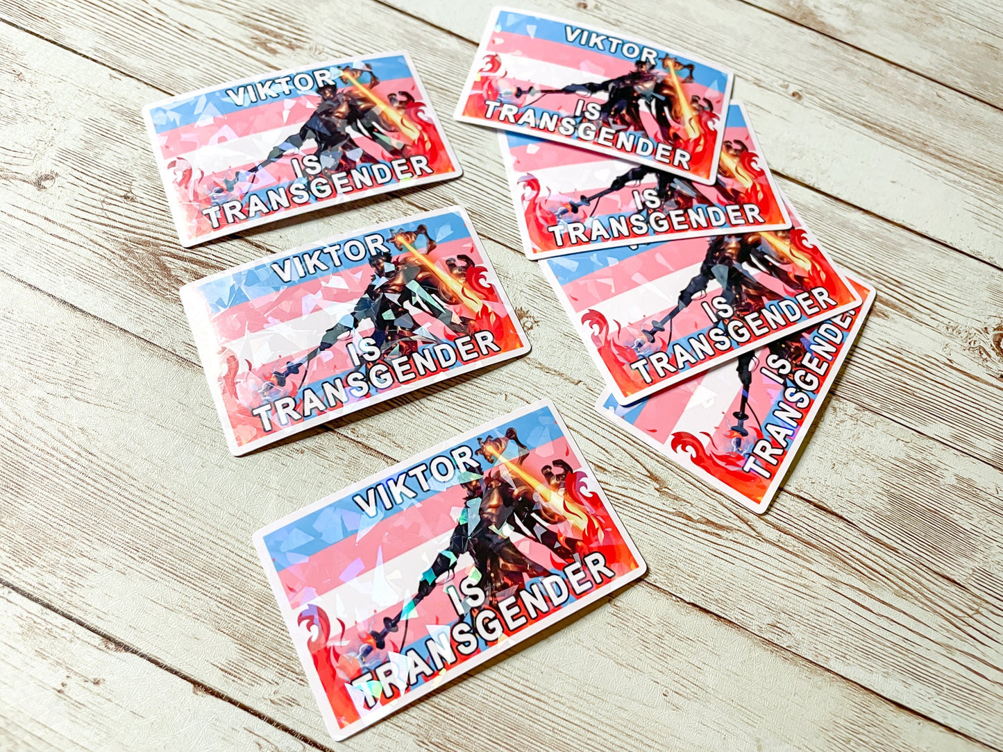 Viktor Transgender Sticker Preorder - Inkalope
