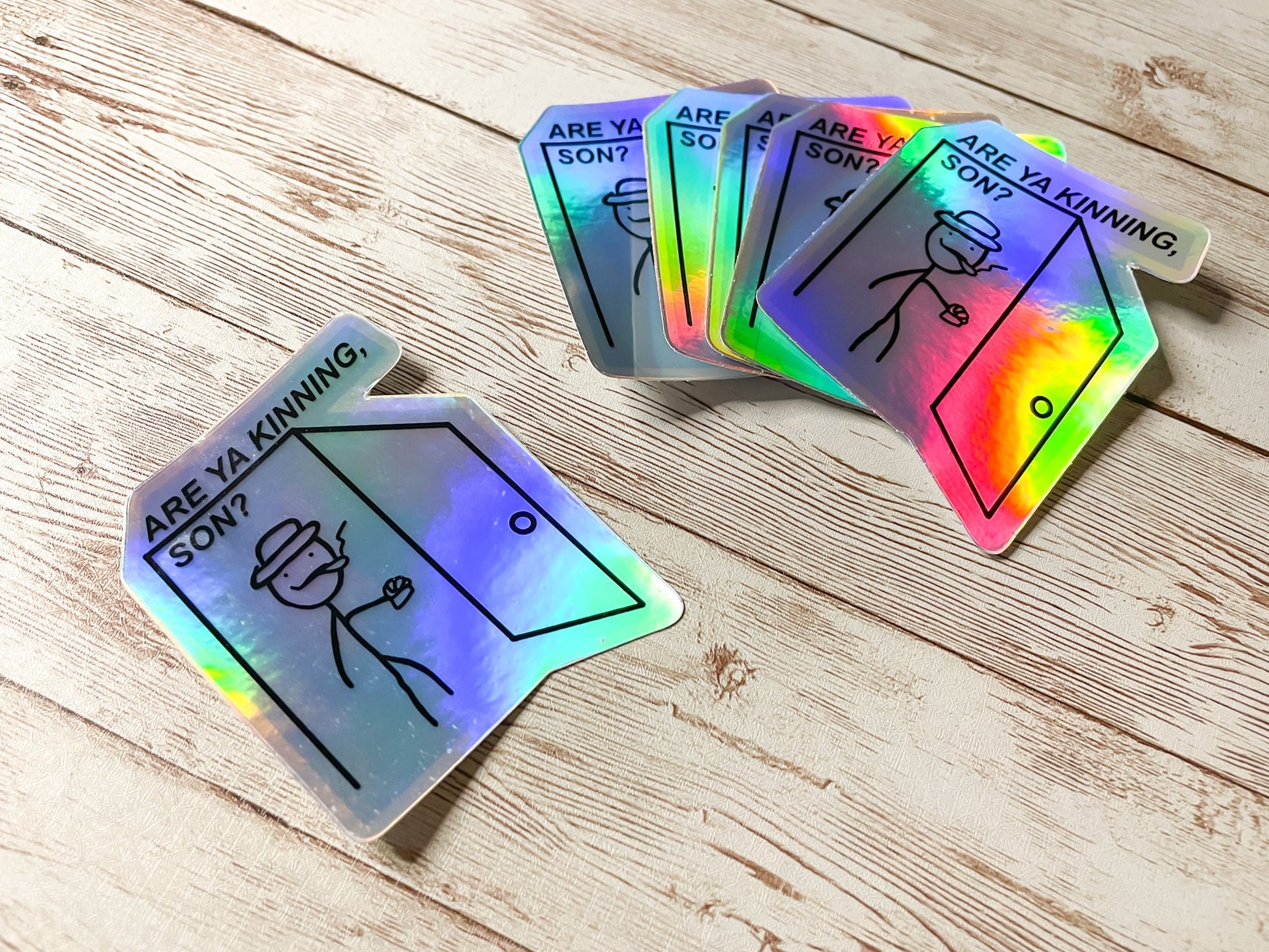 Are Ya Kinning Son Sticker - Inkalope