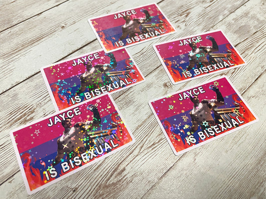 Jayce Bisexual Sticker - Inkalope