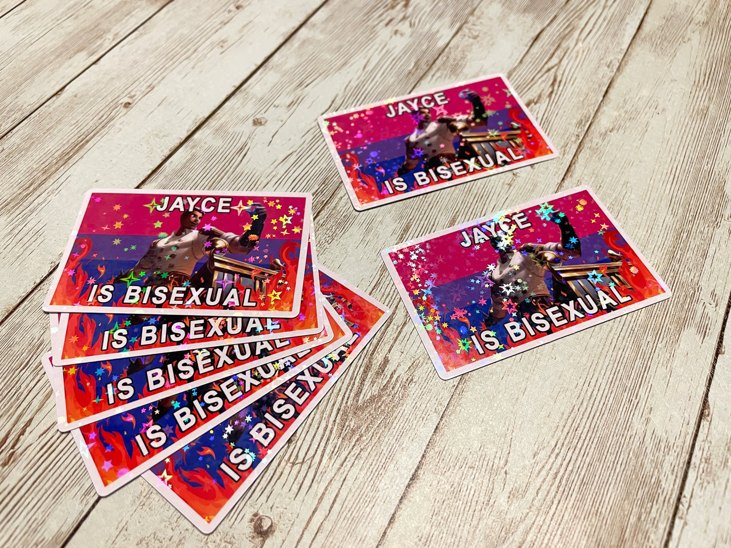 Jayce Bisexual Sticker