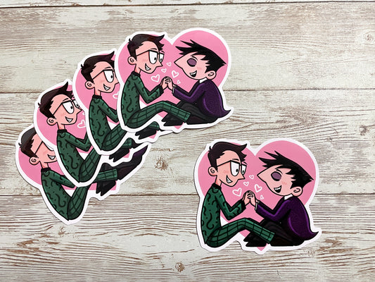 Ed and Oswald Sticker - Inkalope