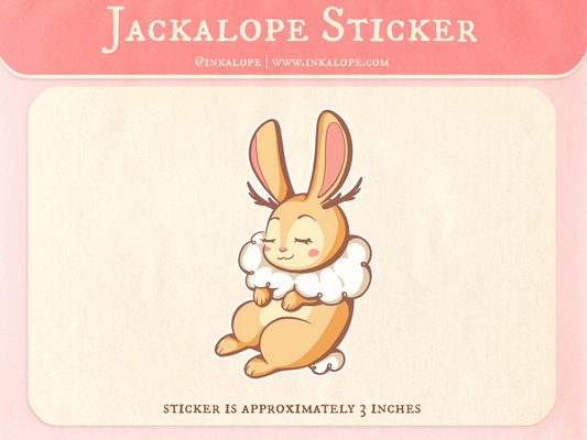 Pegatina de Jackalope