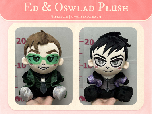Ed and Oswald Plush - Inkalope