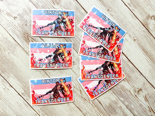 Viktor Transgender Sticker Preorder - Inkalope